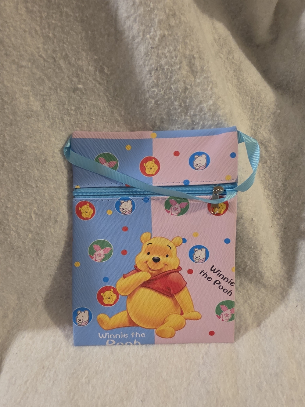 Disney Winnie the Pooh Crossbody Bag - Pink & Light Blue NWOT